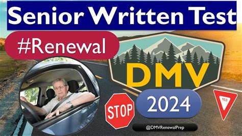 dmv senior renewal exam simulator